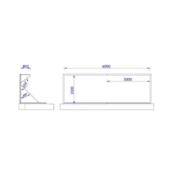 Alumiinimaali 6m x 2,1m - Image 3