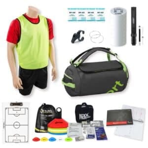 Valmentajan laukku varusteineen