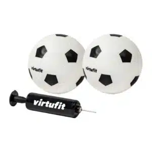 VirtuFit Lasten jalkapallomaalit 2 kpl + 2 palloa